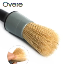 Overe 1 компл. Автомобильная Детализация щетка натуральный кабан волос щетки чистящие инструменты для Ford Focus 2 3 Fiesta Mondeo MK4 Ranger