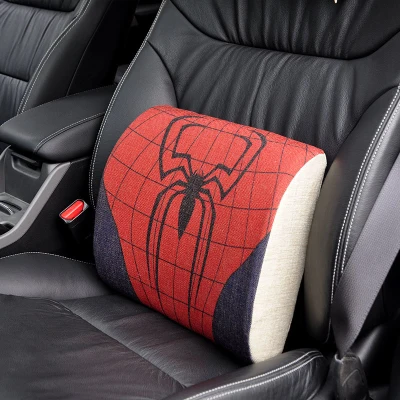 Marvel мультфильм Мстители пены памяти автомобиля поясничного сиденья спинки поддержка подушки для поясницы подушка для отдыха офисные кресла авто аксессуары - Название цвета: SHYK01 Spiderman