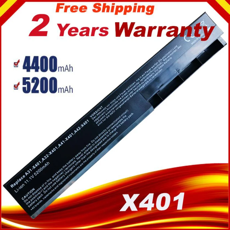 HSW Новый аккумулятор для ноутбука Asus X301 X301A X301U X401 X401A X401U X501 X501A X501U Быстрая доставка