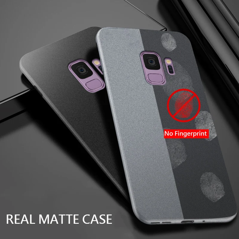 UPaitou حقيبة لهاتف سامسونج غالاكسي S10 e لايت S9 S8 زائد مكافحة بصمة حالة ملاحظة 8 9 لينة ماتي الترا سليم رقيقة TPU S10e حالة