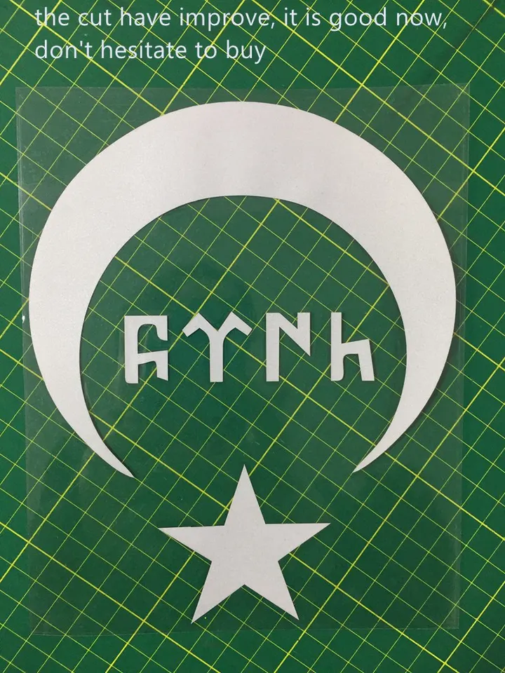 VINILE Paraurti Adesivi Decalcomanie X2 3 /" La Turchia turco nati /& FIERA TURKIYE 75mm