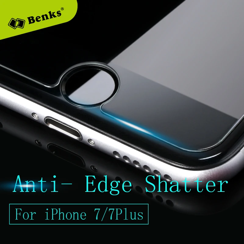 

Benks Tempered Anti-blue Ray Tempered Glass Film for iPhone8 7 / 7 8 Plus 0.3mm Thin Screen Protection Cover with Retail Package