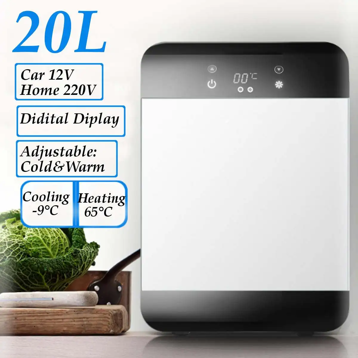 

20L Hot & Cold CNC Dual-core Refrigerator Car Refrigerator Mini Small Home Dormitory Dormitory Car Dual-use Student Single-door