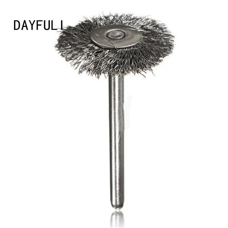 10pcs Steel Wire Wheel Brushes Cup Rust Dremel Accessories Rotary Tool