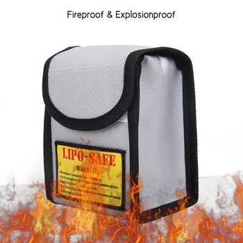 

Fireproof Explosionproof Lipo Battery Guard Safe Bag Portable Heat Resistant Pouch Sack for DJI Phantom 4 Pro Battery Charge