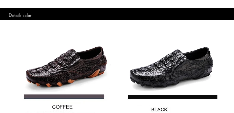 New Men's Octopus Leather Penny Loafers Crocodile Slip On Driving Shoes Mens Casual Shoes Moccasins Business Boat Shoes Branded (6)