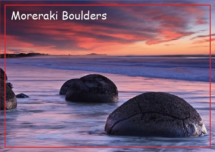 Travel Refrigerator Magnets 78*54mm Moreraki Boulders New Zealand Tourist Rigid 20669 | Дом и сад