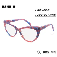 ESNBIE новейшие женские модные очки по рецепту, оптические очки с бабочкой, женские прозрачные линзы Rx oculos de grau feminino