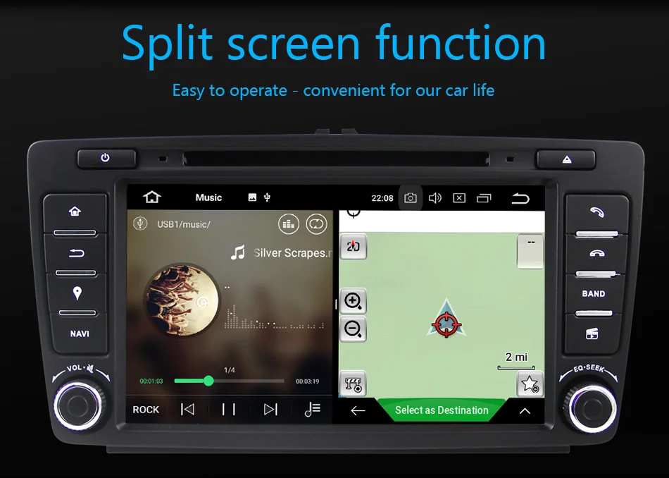 Top Eunavi 2 Din Car DVD GPS For Skoda Octavia 2012 2013 A 5 A5 Yeti Fabia Car Android 9.0 Quad Core RAM 2GB Stereo Radio Navigation 13 Top Eunavi 2 Din Car DVD GPS For Skoda Octavia 2012 2013 A 5 A5 Yeti Fabia Car Android 9.0 Quad Core RAM 2GB Stereo Radio Navigation 13