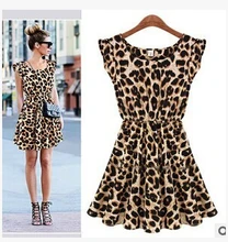 Retail 1PC Maternity Clothes leopard Summer font b Dress b font For Pregnant Women Casual Cotton