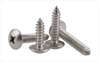 

201 stainless steel Truss head self-tapping screws M4 M5 screws TA screws Nails Wood
