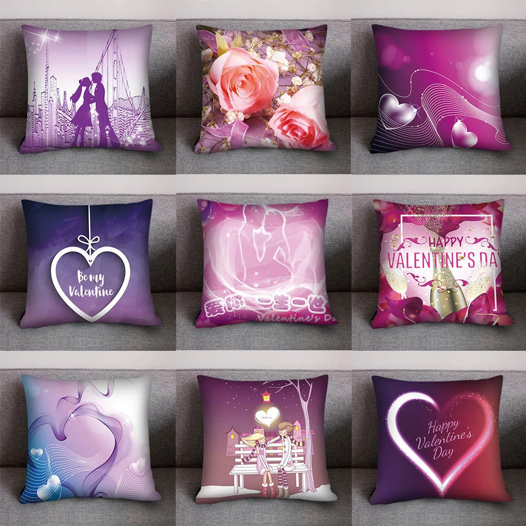 

ISHOWTIENDA Print Pillow Case Polyester Sofa Car Cushion Cover Home Decor sofa decorative cushions printed square polyester