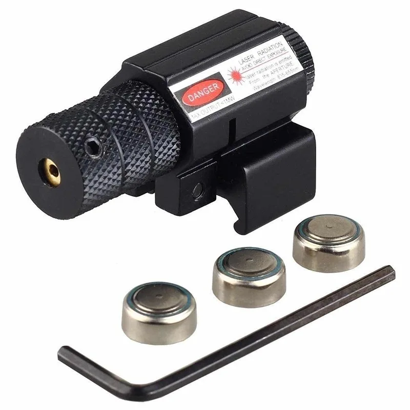 

Mini Red Dot Laser Sight 11/20mm Picatinny Rail For Rifle Pistol/Barrel Mount
