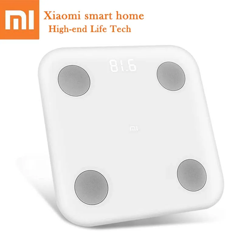 

Xiaomi Bluethooth 5.0 Body Fat Scale 2 High precision Sensor 13 items Health Test Data App Control Weight Scale Updated Version