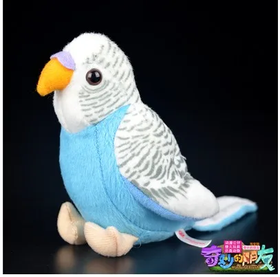 

Free shipping new Simulation Birds Budgies Plush Toy cute Parrot Doll Children'S Toys Gift
