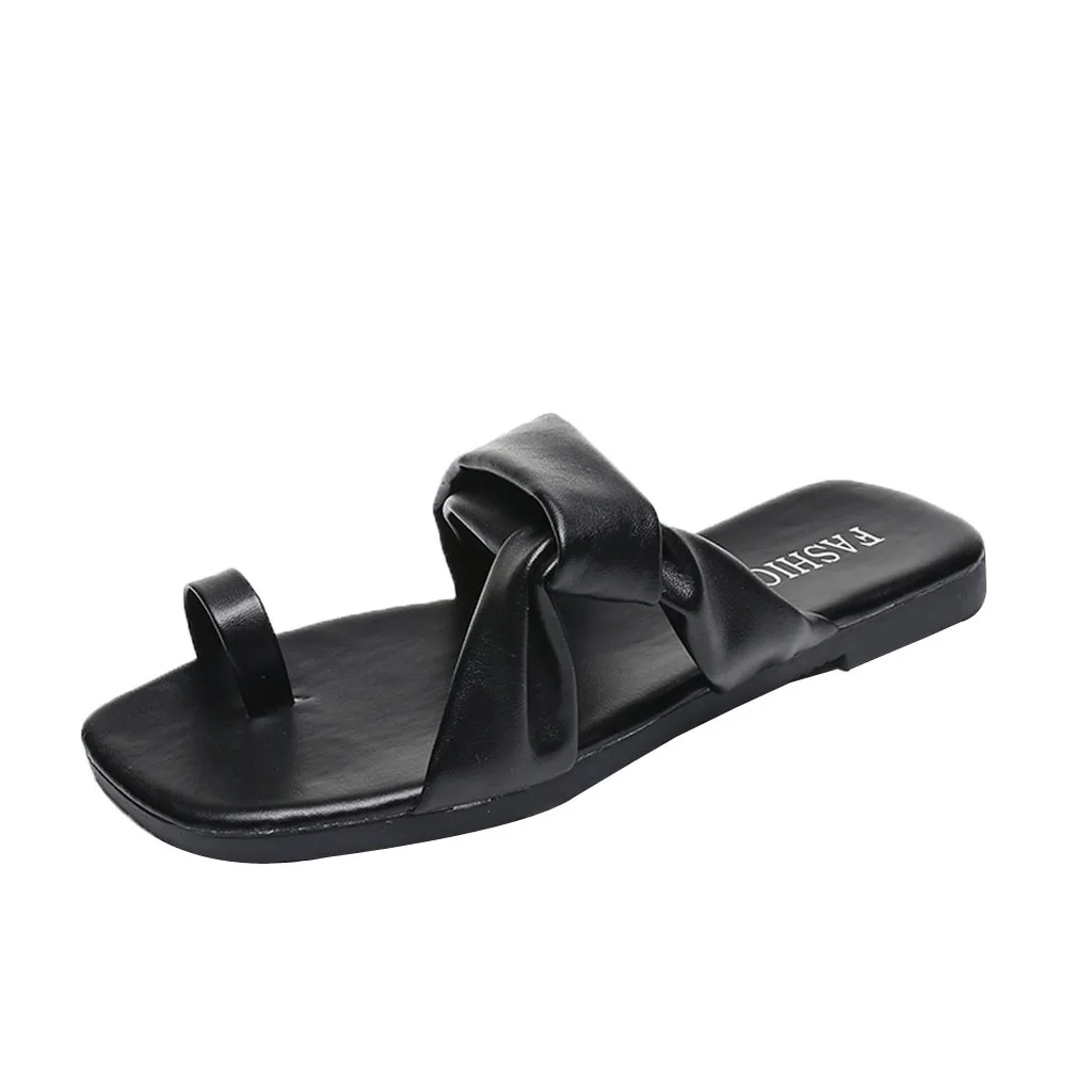 

SAGACE Fashion Ladies Slipper Flat with Shoes Women's Summer Slippers Fashion Open-Toe Sandals Flat Beach Shoes Clip-Toe Shoes