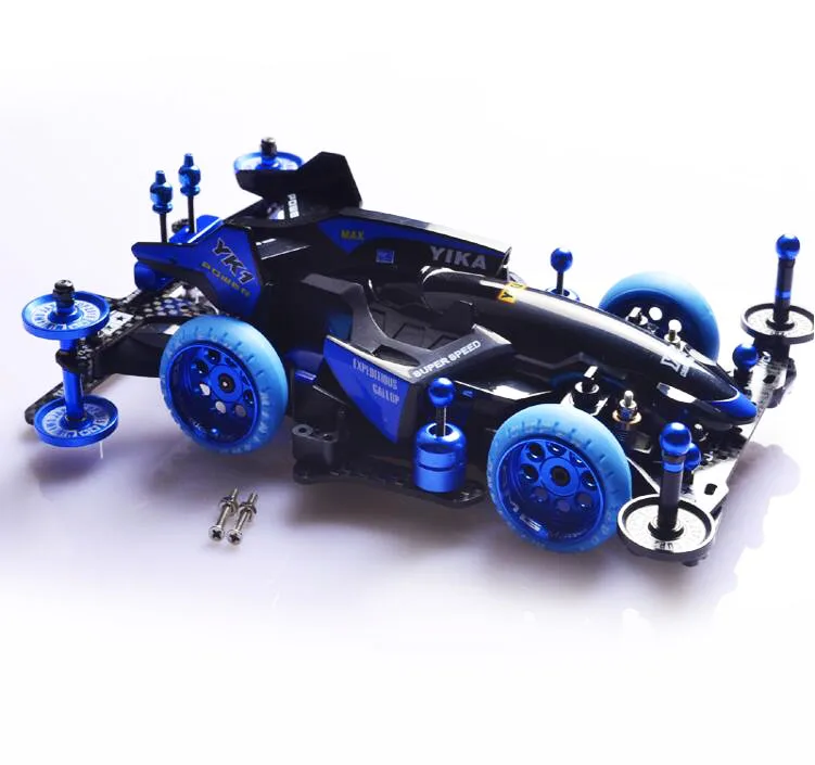 

YANGKAI Dream Of The Soul Self Made Mini 4WD Car Model YIKA YANG KAI Blue (Not Assembled)