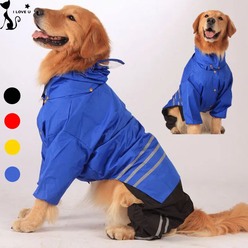 2016 Newly Large Dog Raincoat Clothes For Big Dogs Outdoor Coat