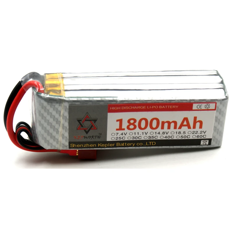 

4s 14.8v 1800mAh Lipo Battery RC Car Plane Boat Lithium Ion Polymer Battery For Truck Tank Drone Helicopter