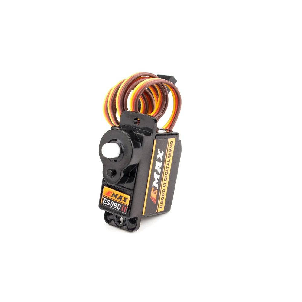 Original EMAX Official ES08DII Micro RC Servo Plastic Gear 1.8kg/Sec For RC Models 4Pcs thumbnail 3