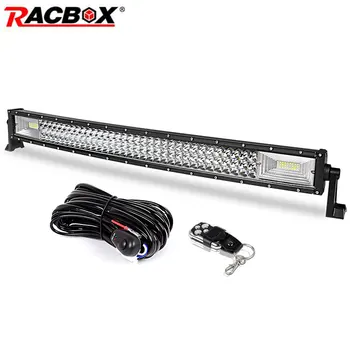 

3-Row 32 inch 459w Curved LED Light Bar Offroad Led Bar Flood Spot Combo Beam for Jeep ATV 4WD Truck SUV 12V 24V LED Work Light