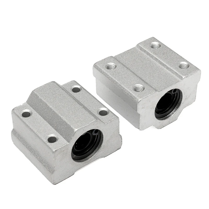 10Pcs/set 8mm Diameter 200-800mm Linear Rail Shaft Rod with Bearing Guide Support and SCS8UU Bearing Block CNC Parts