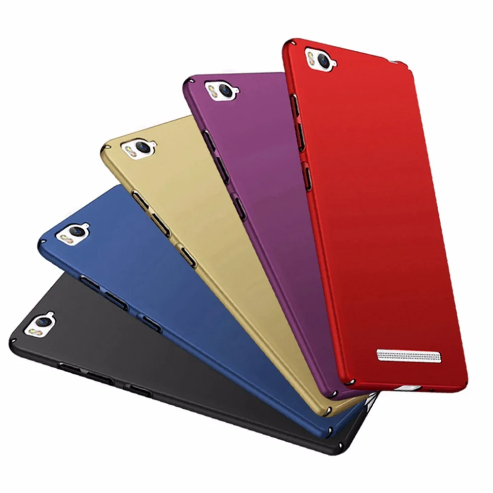 

Original Fundas for Xiaomi Mi4c Case Mi4i Hard PC Matte Back Cover 360 Protection Housing For Xiaomi Mi 4c 4i Mi4 i Phone Cases