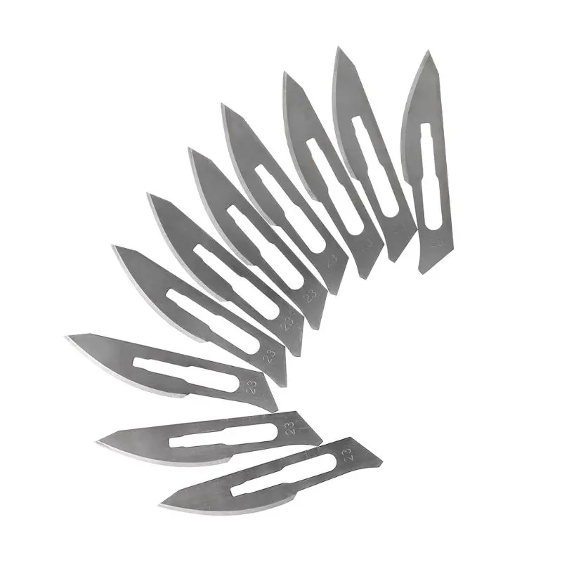 

23# Scalpel Knife Blades For Wood Carving Engraving Craft Sculpture Cutting Tool PCB Repair karambit pocket knife ganzo