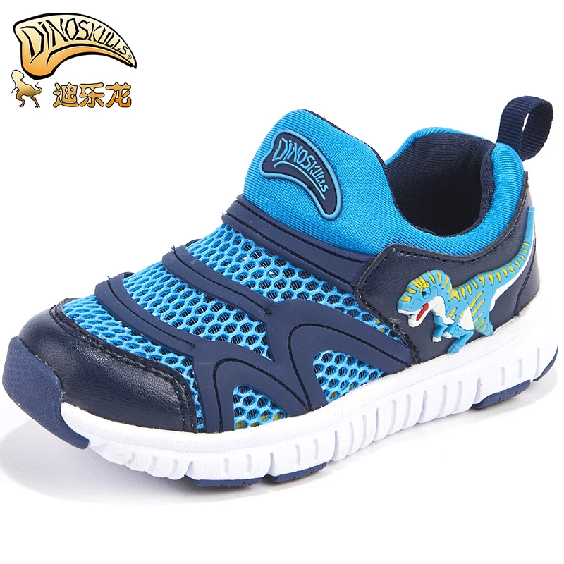 Детские кроссовки для мальчиков повседневная обувь дышащая обувь на липучках, Новое поступление, для мальчиков сетчатые кроссовки детские, спортивные туфли - Цвет: 18180 blue