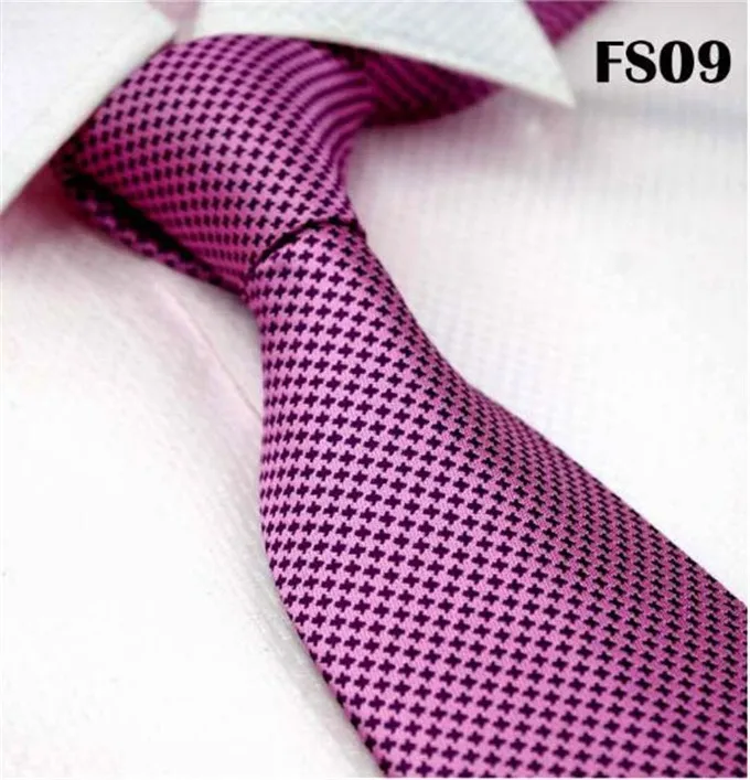 Бренд cityraider Cravate новые полосатые фиолетовые галстуки на шею для мужчин Тонкий Свадебный галстук 8 см Ширина мужские шелковые галстуки CR025 - Цвет: FS09