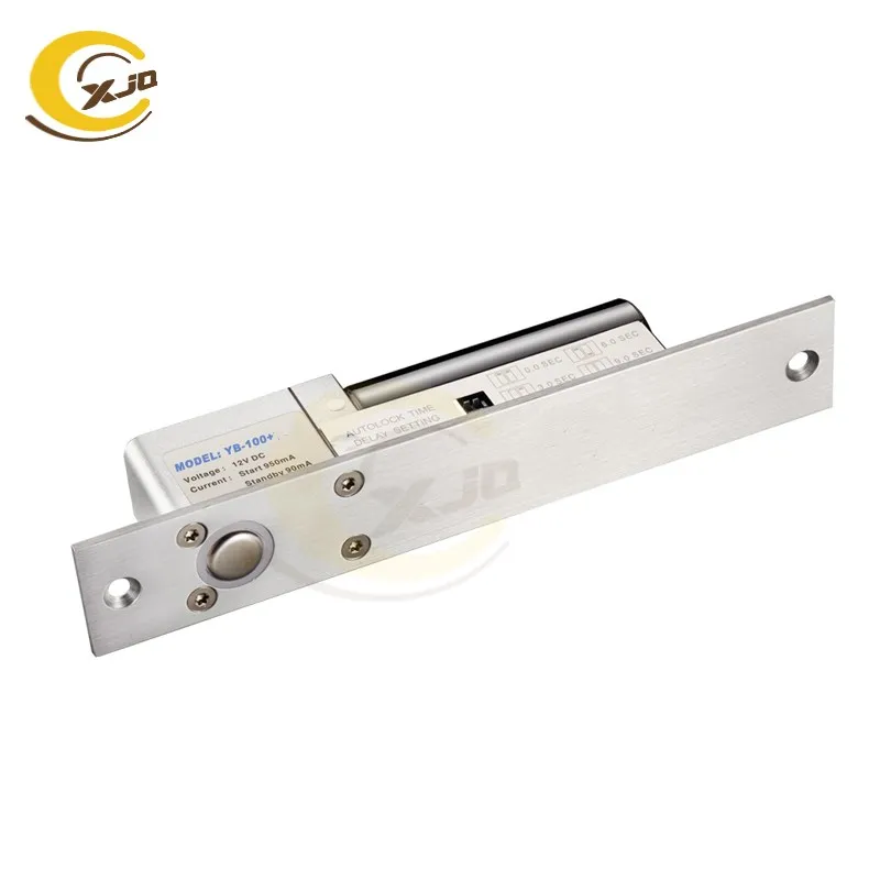 

XJQ High quality Time Delay Fail safe electric bolt drop lock with signal & time out for door access control system YB-100+