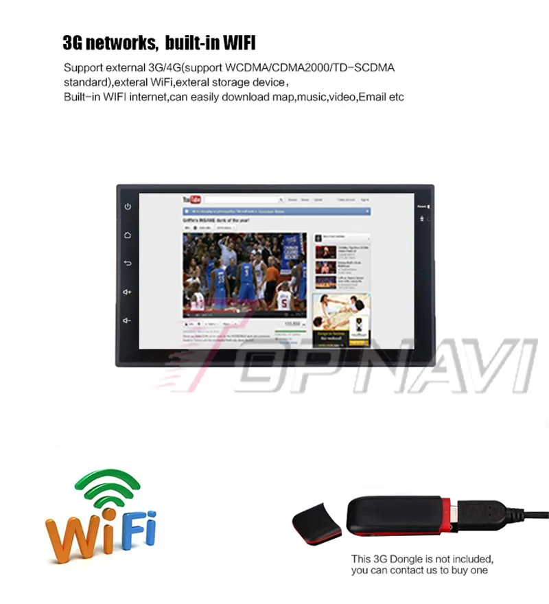 car multimedia player 2 din For toyota camry 2007 2008 2009
