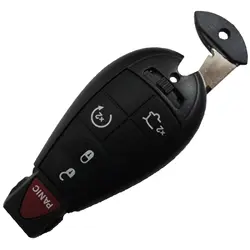 Для Chrysler для Jeep/Dodge для VW 5 Пуговицы Замена Smart Remote Ключи fob В виде ракушки случае Стайлинг автомобиля- стиль