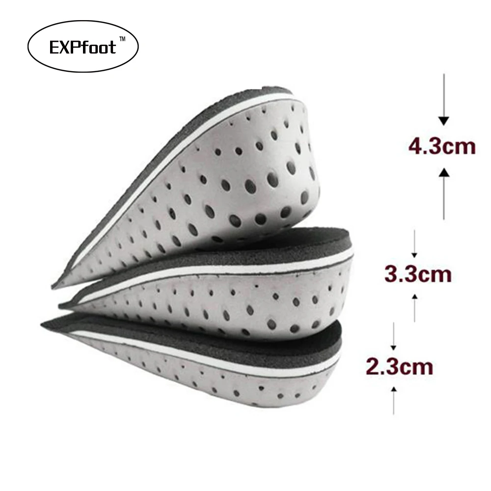 Unisex Increasing Orthotics Insole Lift Insert Pad Height Cushion Taller Male Female Footwear Shoes Height Cushion Taller 2-4cm Unisex Increasing Orthotics Insole Lift Insert Pad Height Cushion Taller Male Female Footwear Shoes Height Cushion Taller 2-4cm