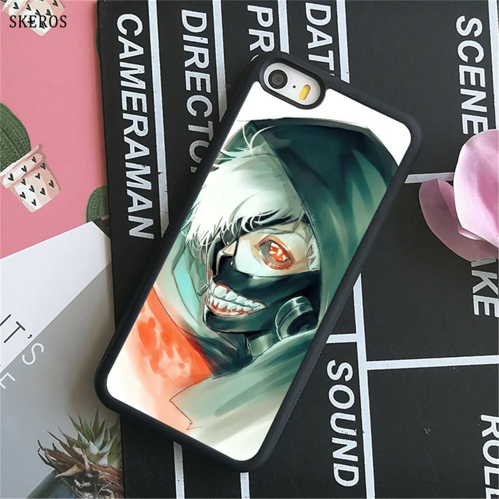 SKEROS Anime Tokyo Ghoul 6 phone case for iphone X 4 4s 5 5s 6s 7 8 plus &amp #B34 |