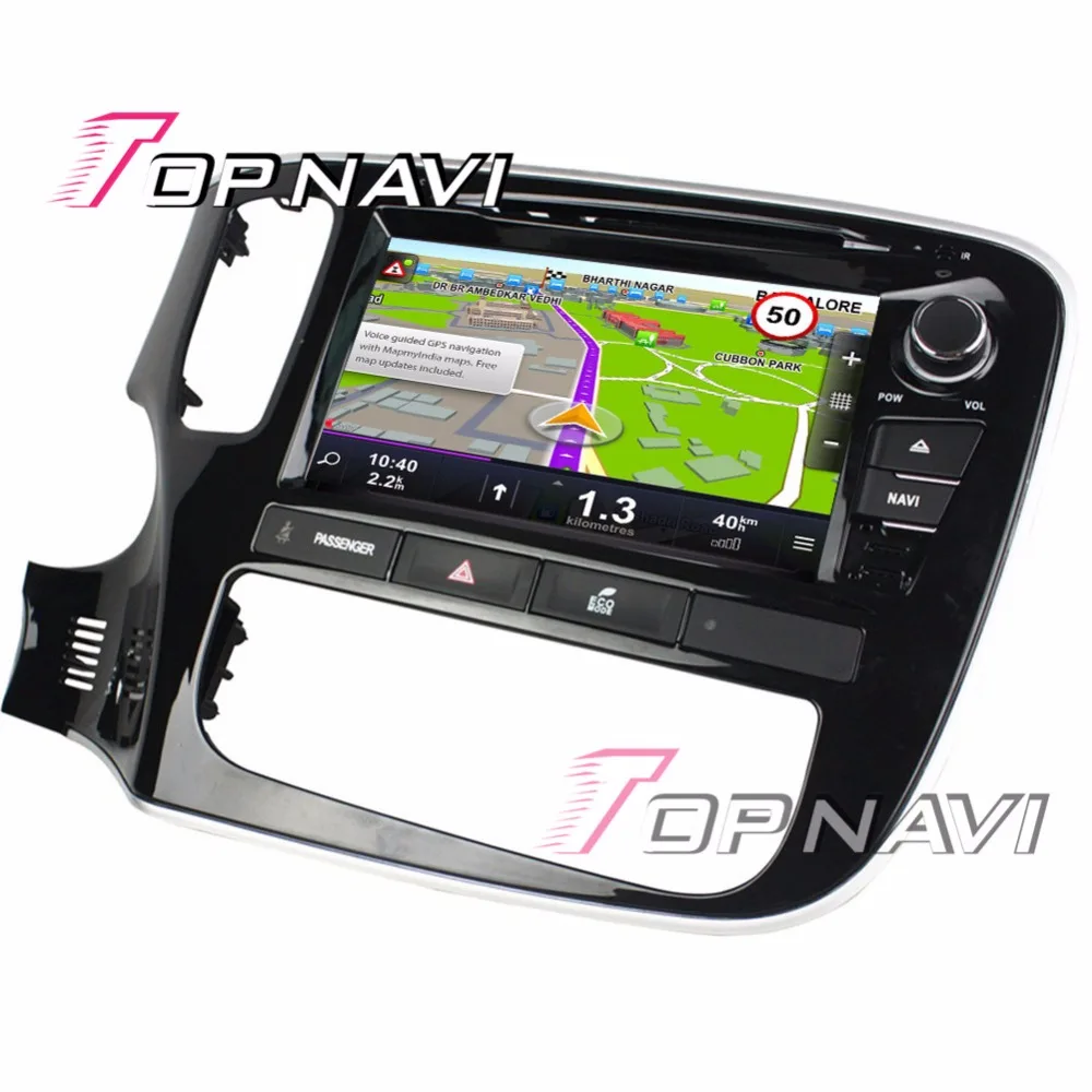 Topnavi 8 ''Android 7.1 Авто Радио тюнер для Mitsubishi Outlander 2015 Автомобильный мультимедийный