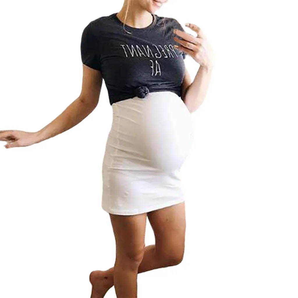 

Maternity Short Sleeve Nursing Baby Breastfeeding Nightdress Pregnancy Dress casual maternity dress 2019#G6