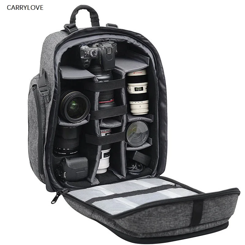 US $155.22 CARRYLOVE Shoulders Multifunction Travel Bag Photographer Professional Backpack High Capacity Shockproof Trolley