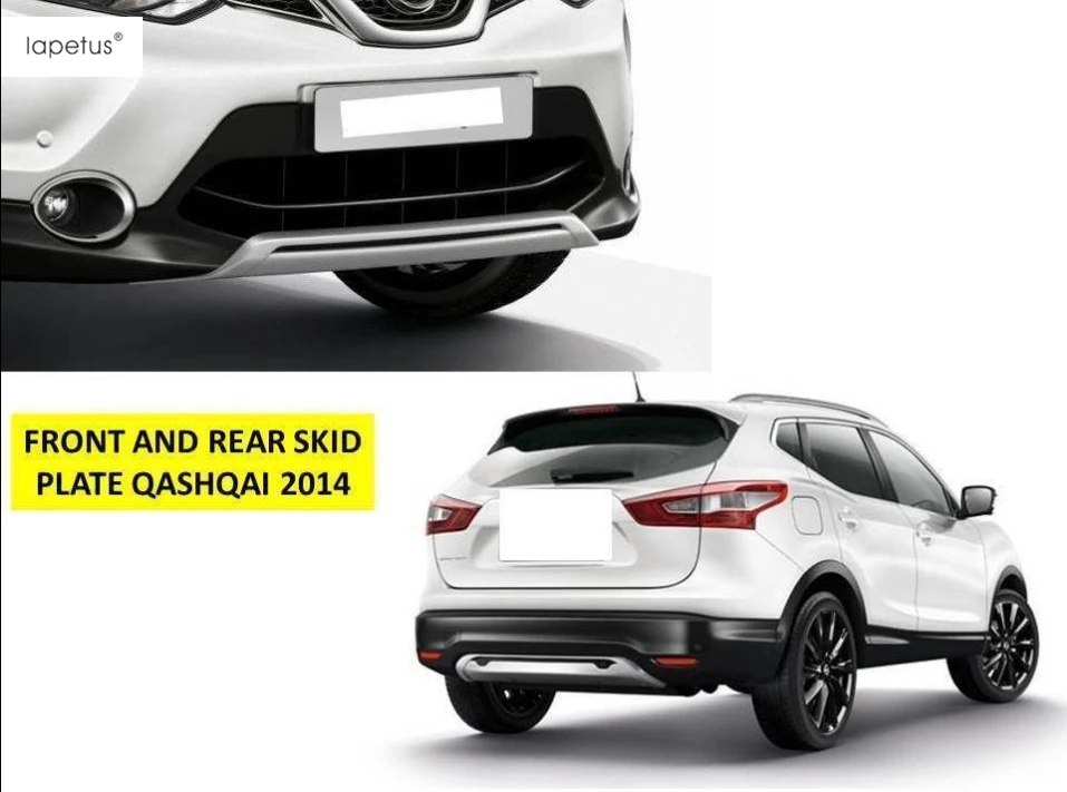 Аксессуары Lapetus для Nissan Qashqai J11 2014 2016 Передняя и задняя пластины бампер