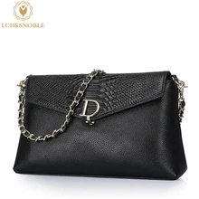 Ludesnoble femenina bolso de cuero genuino de lujo bolsos mujer bolsos diseñador auténticos bolsos de cuero bolso de las mujeres femeninas bolsas feminina