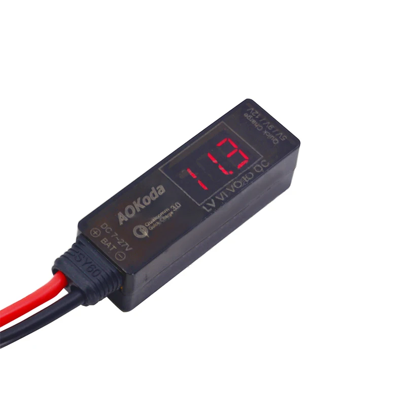 AOKoda Lipo к USB конвертер питания QC3.0 адаптер быстрое зарядное устройство для