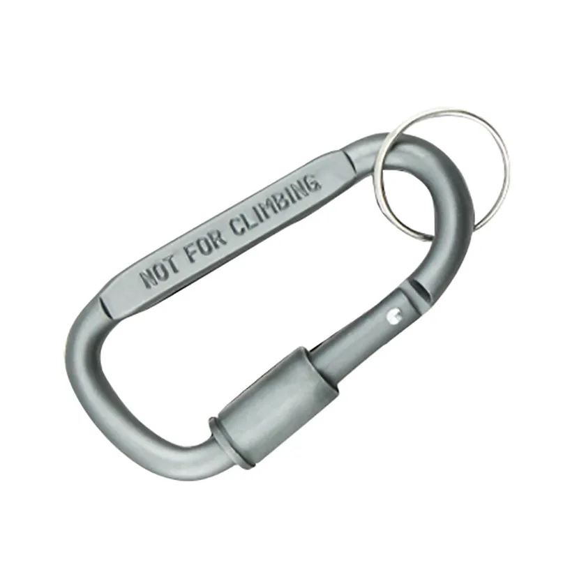 

Multi-function Keychain Carabiner D-Ring Locking Hanging Hook Tactical Link Snap Keychain for Outdoor Camping Hiking #25J