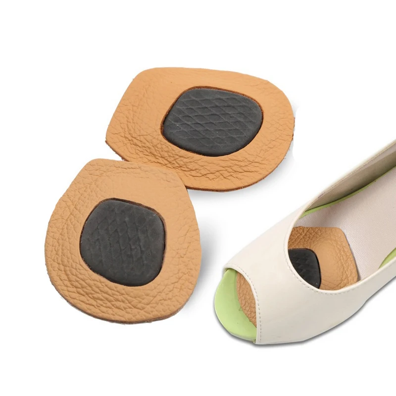 women high heel leather latex massage pad forefoot metatarsal pad ball