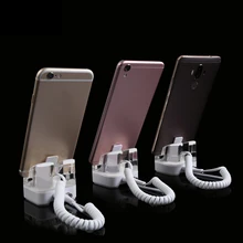 Stand up lay down Double display way Mobile Phone Alarm Kit Cellphone Security Display Holder for Retail Store exhibition