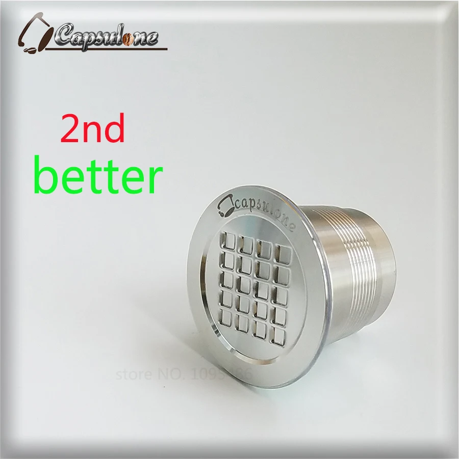 2015 NEW/capsulone STAINLESS STEEL Metal Nespresso Machine Compatible Capsule Refillable Reusable/gift better than mycoffeestar