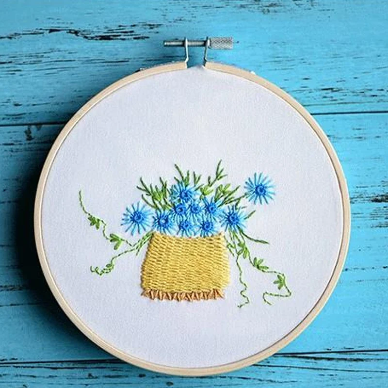 

Embroidery Round Machine Wooden Frame Hoop Circle Bamboo For Cross Stitch Household Sewing Tool