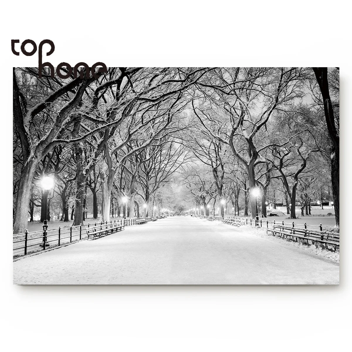 

Tophome Winter Snow Season Street Doormat Entrance Floor Mat Funny Rug Home And Office Decoration