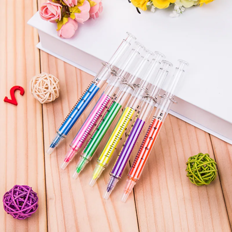 

C32 creative stationery candy color needle tube styling pen fluorescent pen large head note pen watercolor pen wholesale price