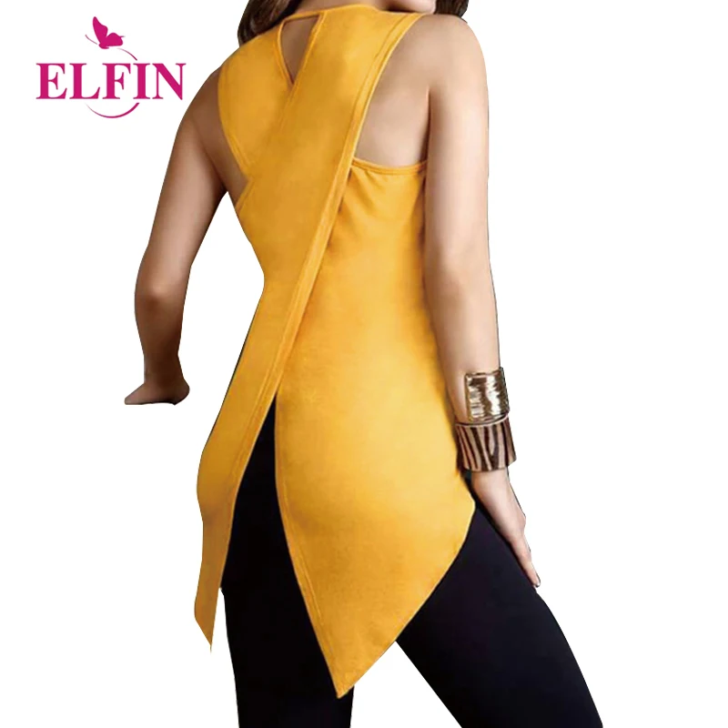 

Summer Fashion Women Tops T-Shirts Open Back Cross Sleeves Casual T Shirt Streetwear Tee Tops Women'S Clothing WS5149R