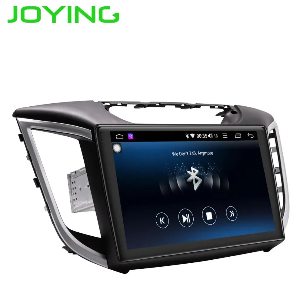 Top Android 8.1 octa core 64GB JOYING 10.1 inch 4G HD car dvd gps stereo for HYUNDAI IX25 CRETA radio video audio multimedia player 4